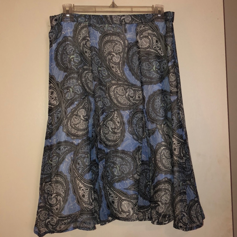 Paisley print skirt!